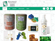 Tablet Screenshot of phytosante.ch